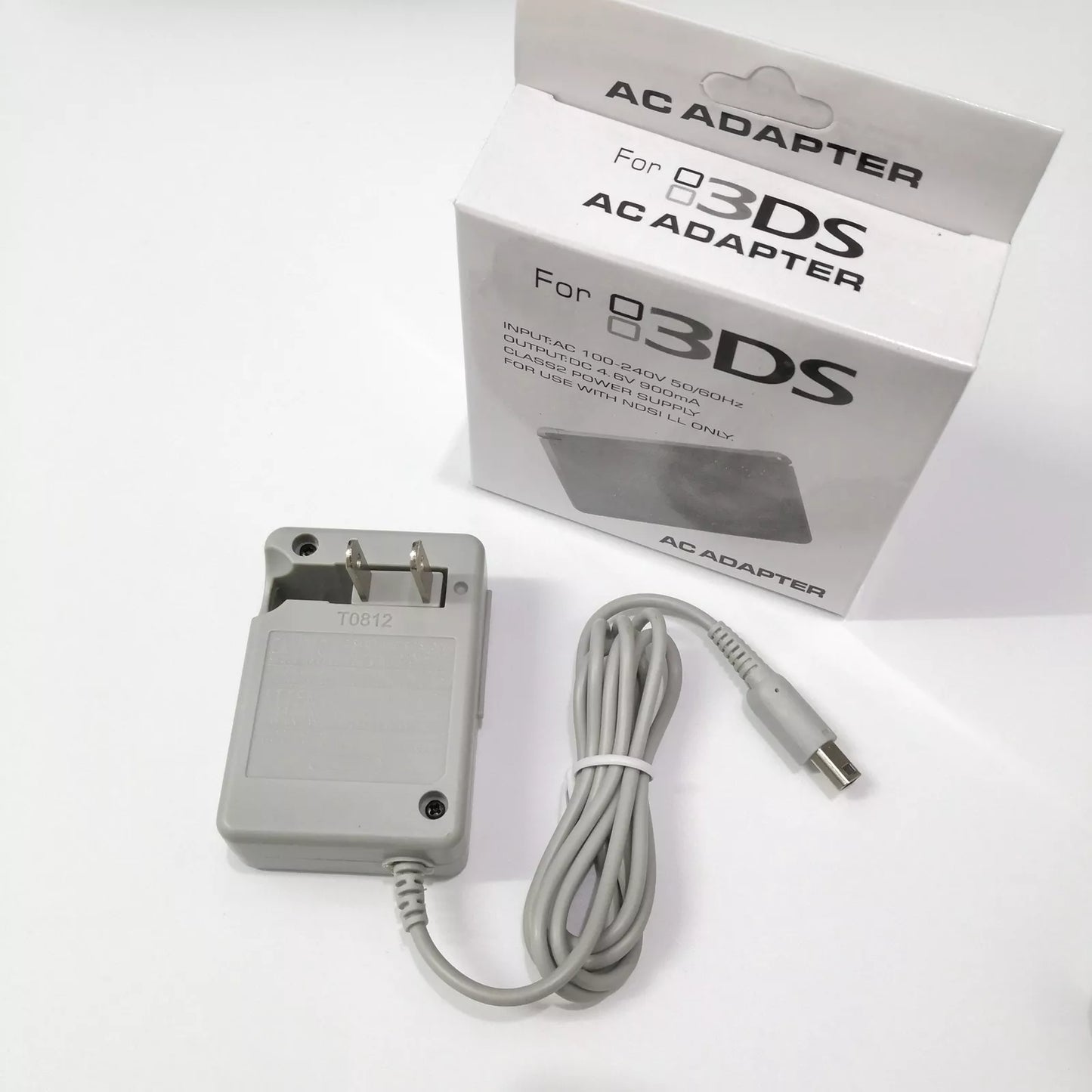 Cargador de pared de CA para Nintendo DSi / 2DS / 3DS / DSi XL (cable adaptador de corriente con enchufe estadounidense)