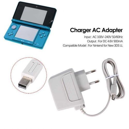 AC-Wandladegerät für Nintendo DSi / 2DS / 3DS / DSi XL – EU-Stecker-Netzadapterkabel
