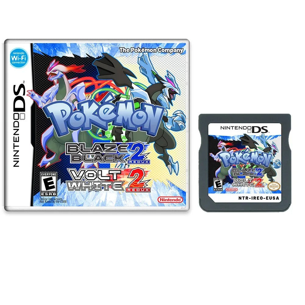 NDS Pokemon Blaze Schwarz 2 & Weiß 2 – Nintendo DS-Spiel mit Box – Region Free
