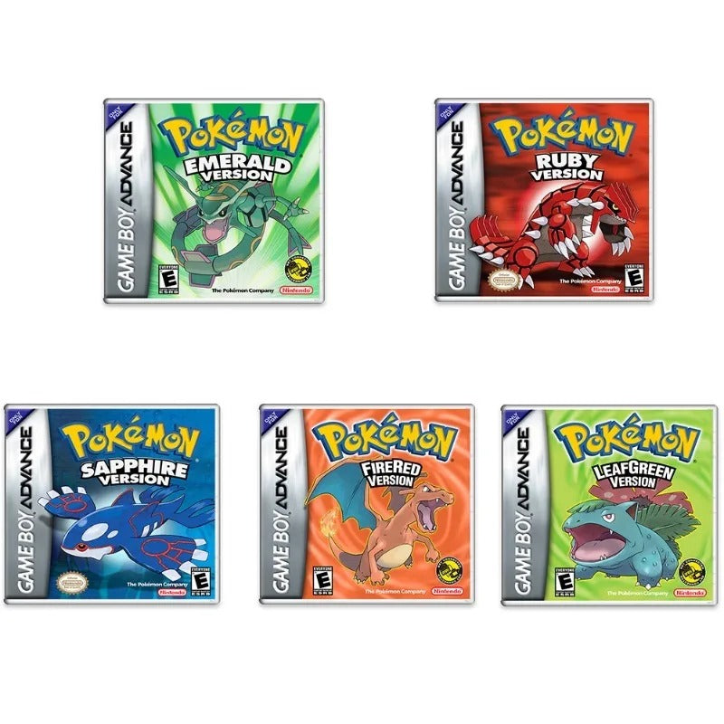 Pokemon Series GBA-Spielkarte, verpackt, US-englische Version
