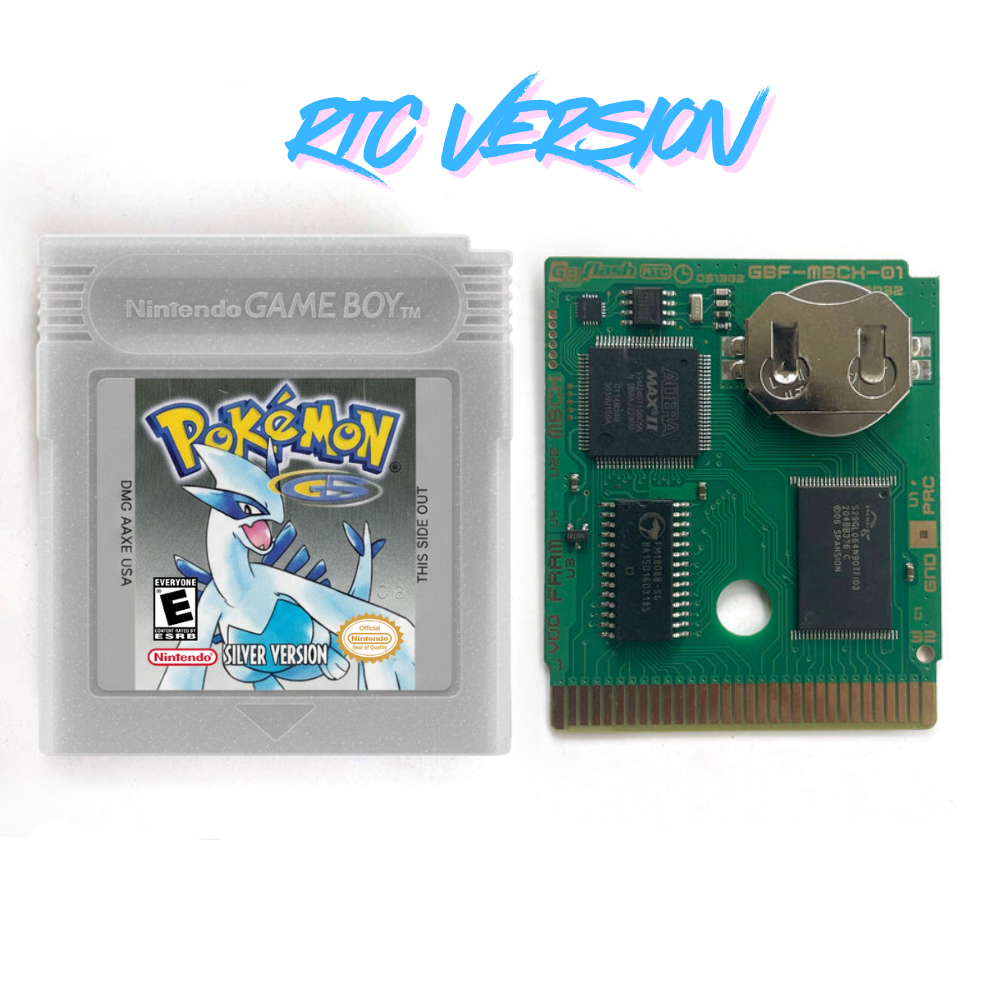 Pokémon Silver Version RTC - Real Time Clock Gameboy Color GBC