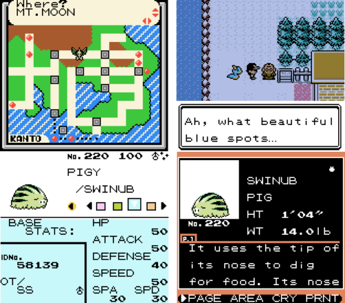 Pokemon Crystal Clear for Nintendo Game Boy Color GBC – Open-World Fan Game