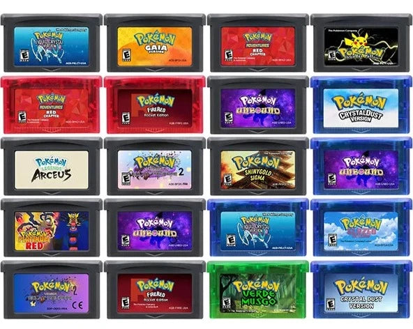 Nintendo GBA Game Cartridge GameBoy Advanced: Pokemon Series