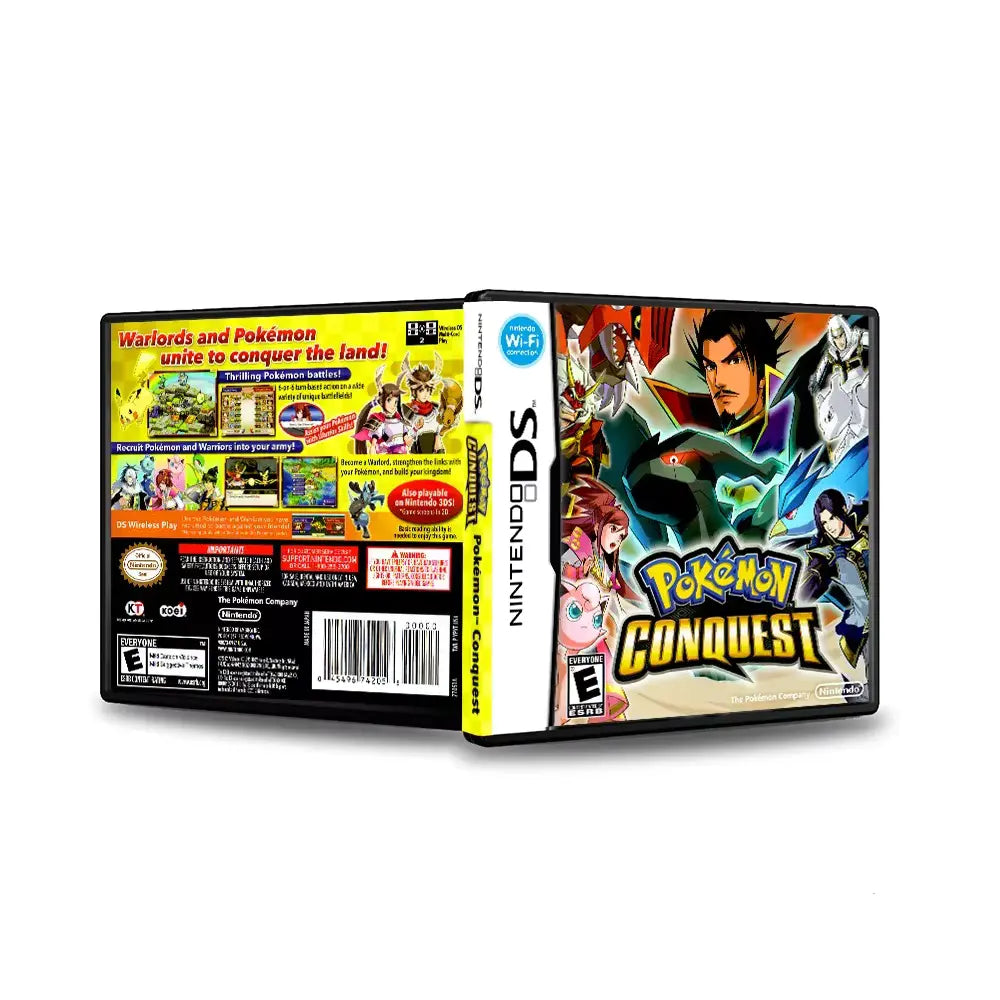 Pokemon Conquest – Nintendo DS Game with Box - Region Free