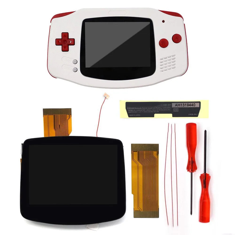 GBA IPS LCD V5 Laminiertes Bildschirm-Kit (720×480) mit Hülle