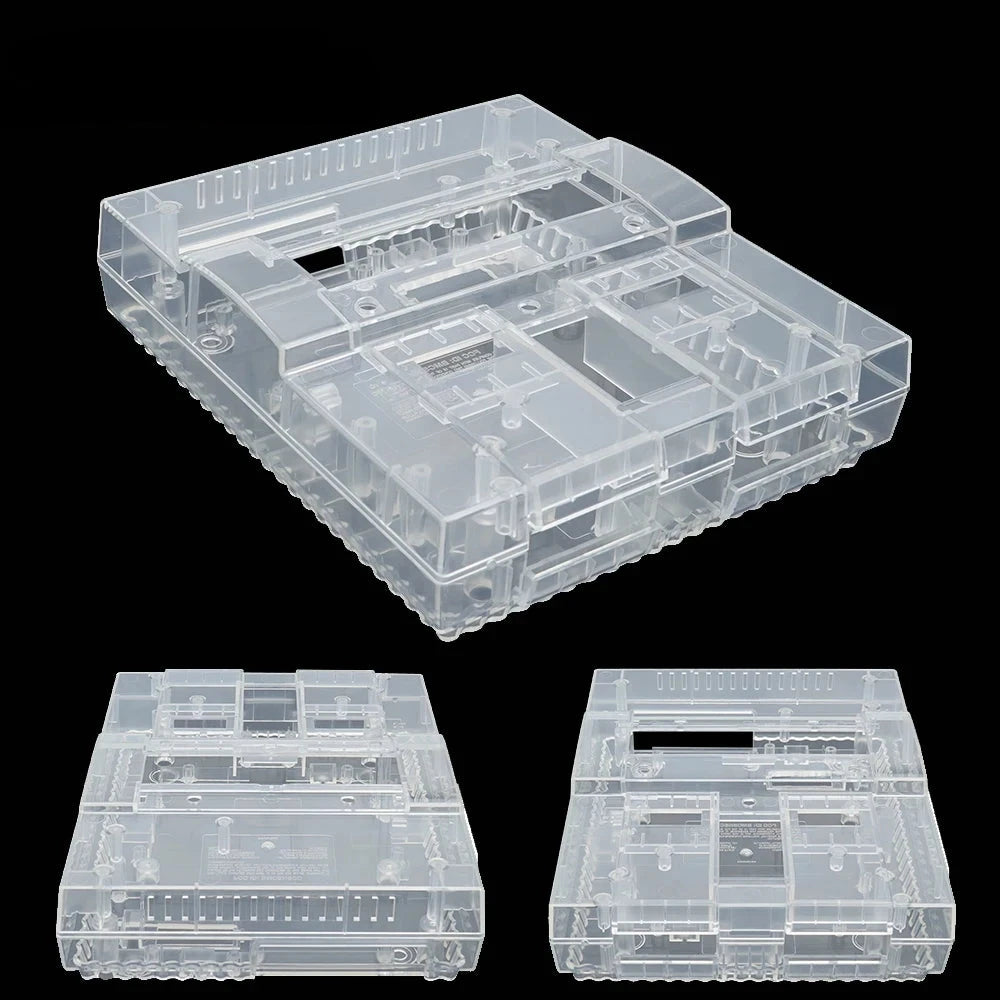 Super Nintendo Ersatzhülle: Transparente Hülle für Nintendo SNES (Region-Free)