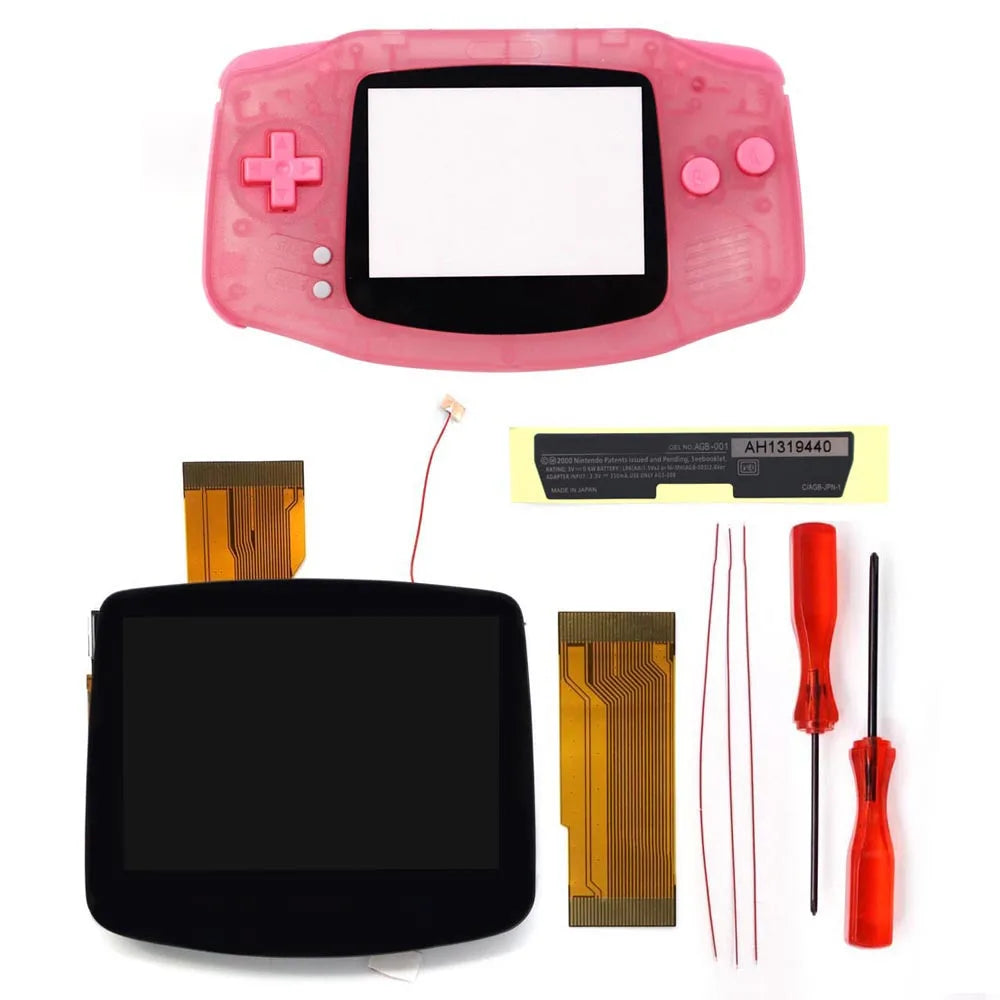 GBA IPS LCD V5 Laminiertes Bildschirm-Kit (720×480) mit Hülle