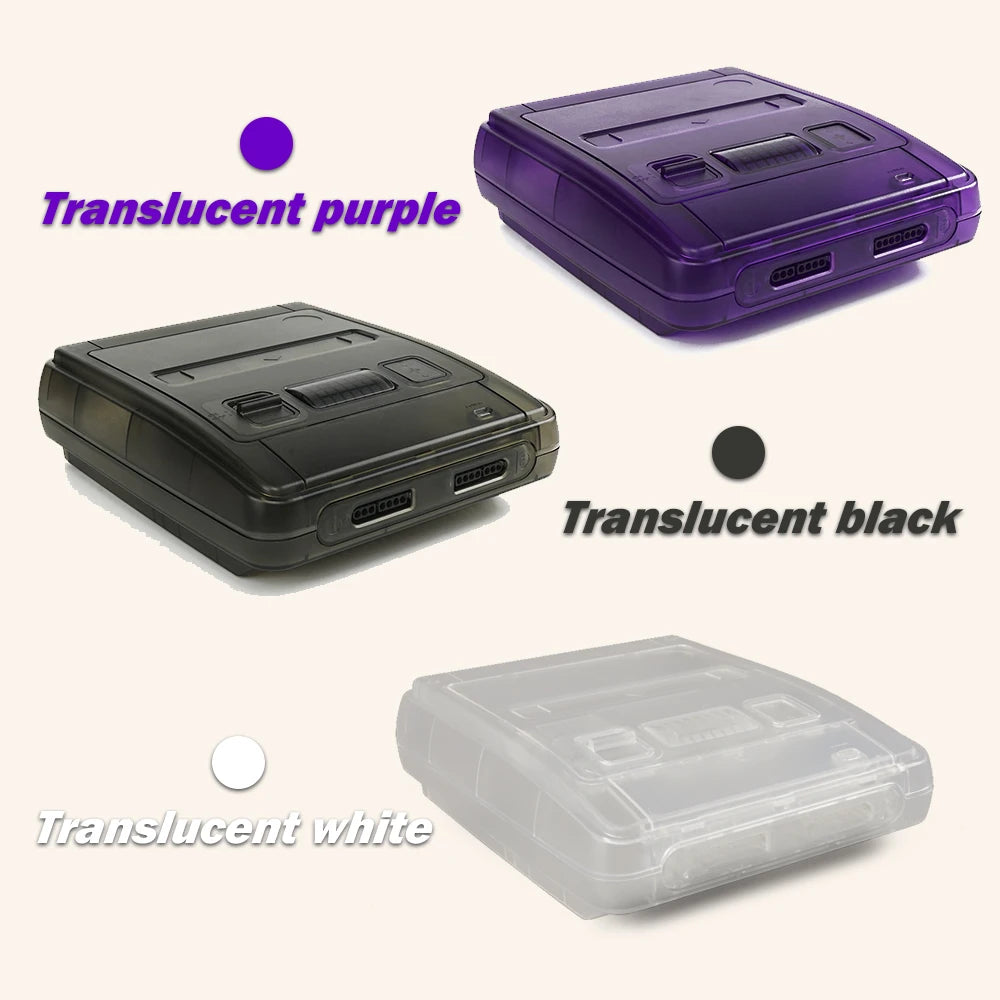 Super Famicom Ersatz-Shell-Mod mit sämtlichem Montagezubehör