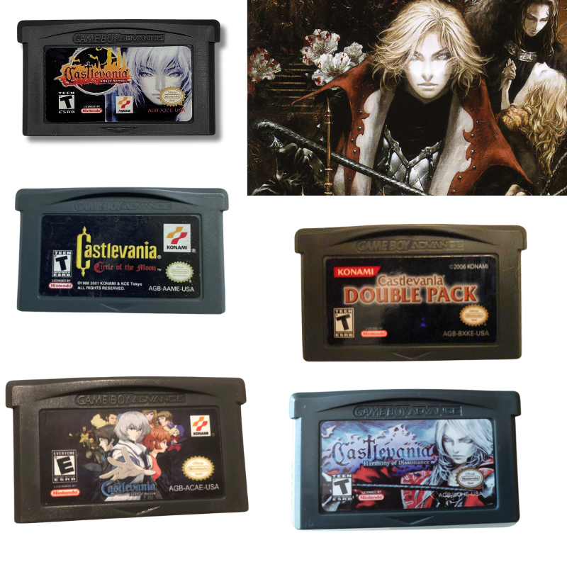 Castlevania Game Series For GBA SP NDSL - Konami USA Version