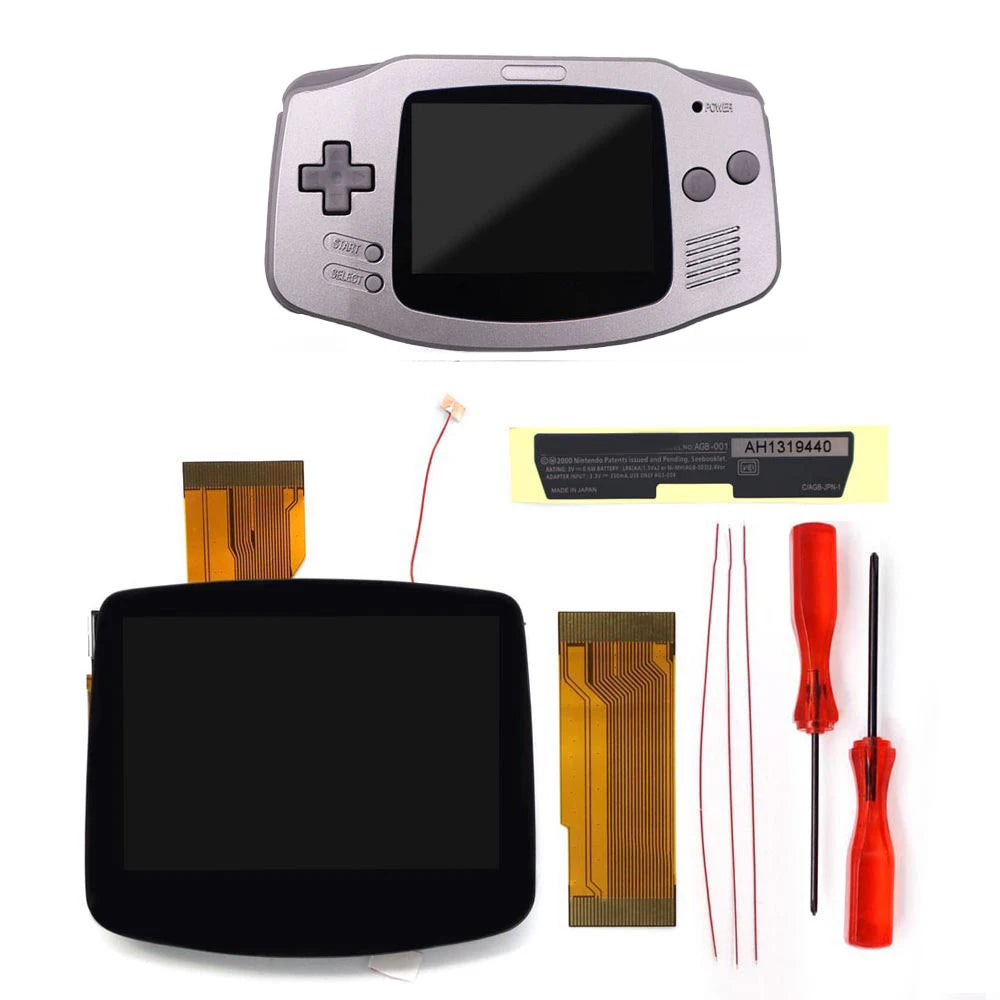 GBA IPS LCD V5 Laminiertes Bildschirm-Kit (720×480) mit Hülle