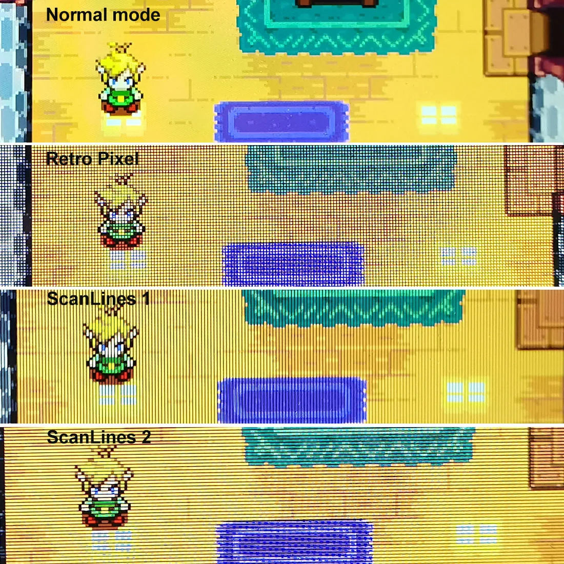 GBA IPS LCD V5 Laminiertes Bildschirm-Kit (720×480) mit Hülle