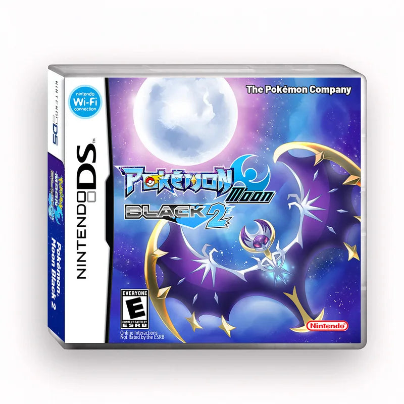 Tarjeta de juego NDS Pokémon Luna Negra 2 (versión en inglés de EE. UU.)