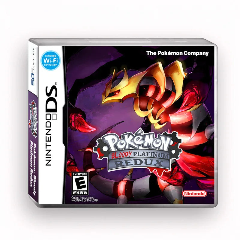 Pokemon Bloody Platinum Redux NDS-Spielkarte mit Box, englische Version