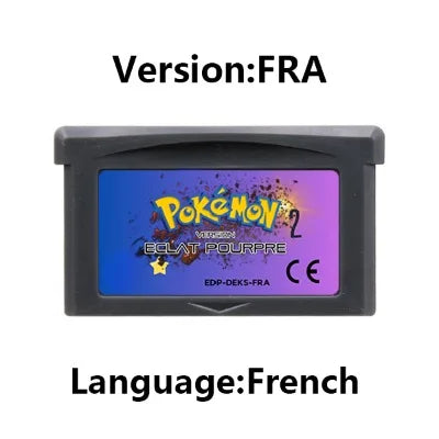 Nintendo GBA Game Cartridge GameBoy Advanced: Pokémon Series - Eclat Pourpre FRA