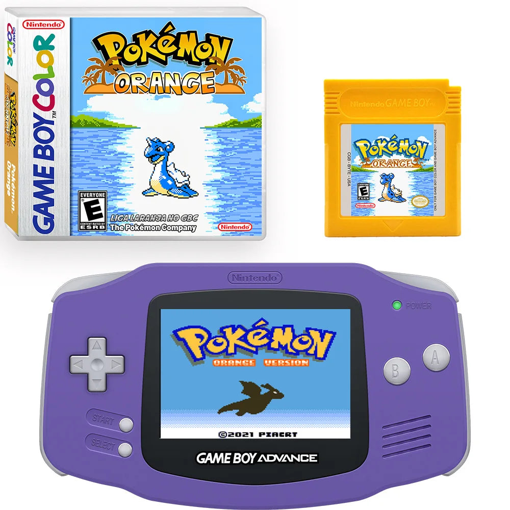Pokemon Orange GBC GBA-Spielkarte, verpackte US-Version