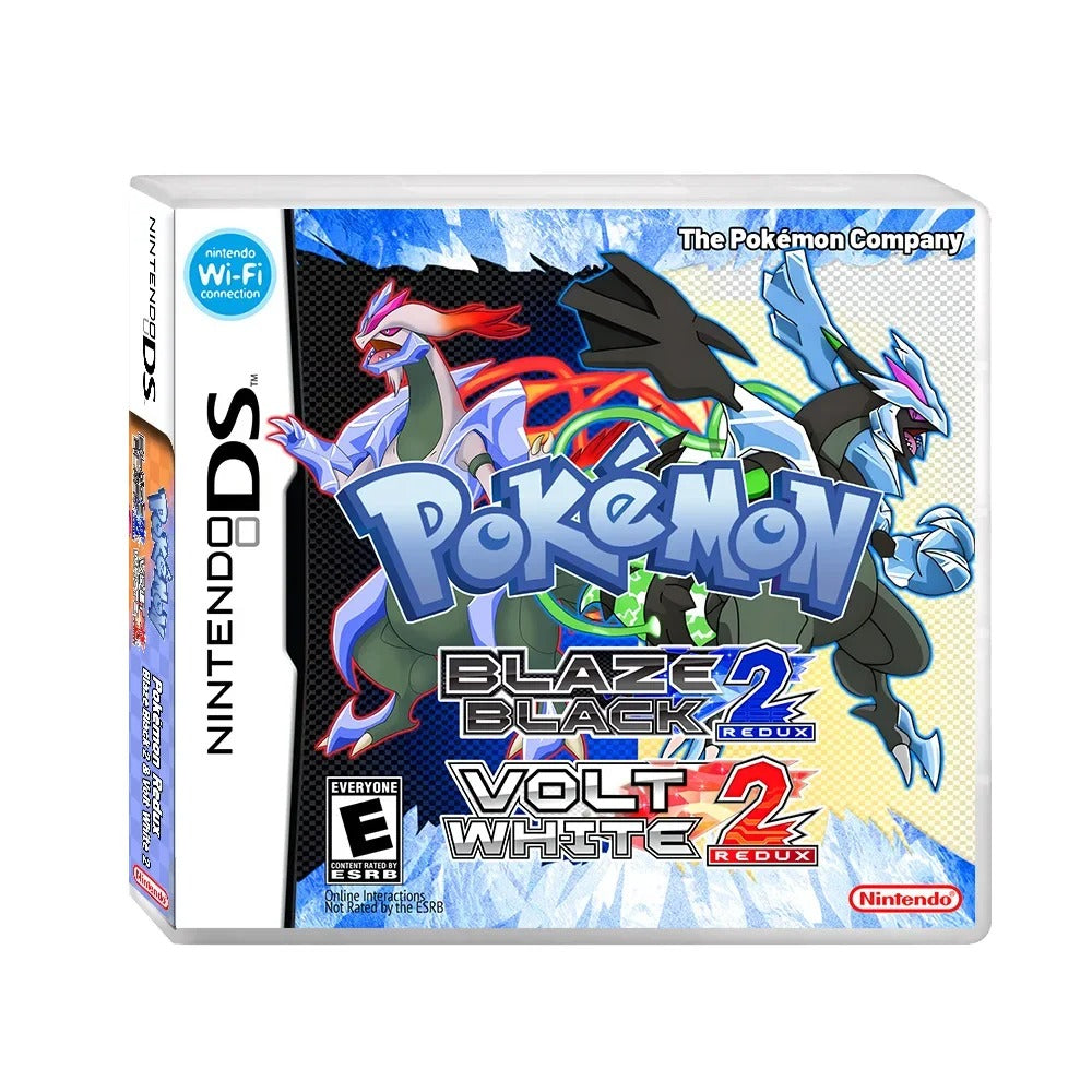 NDS Pokemon Blaze Schwarz 2 & Weiß 2 – Nintendo DS-Spiel mit Box – Region Free