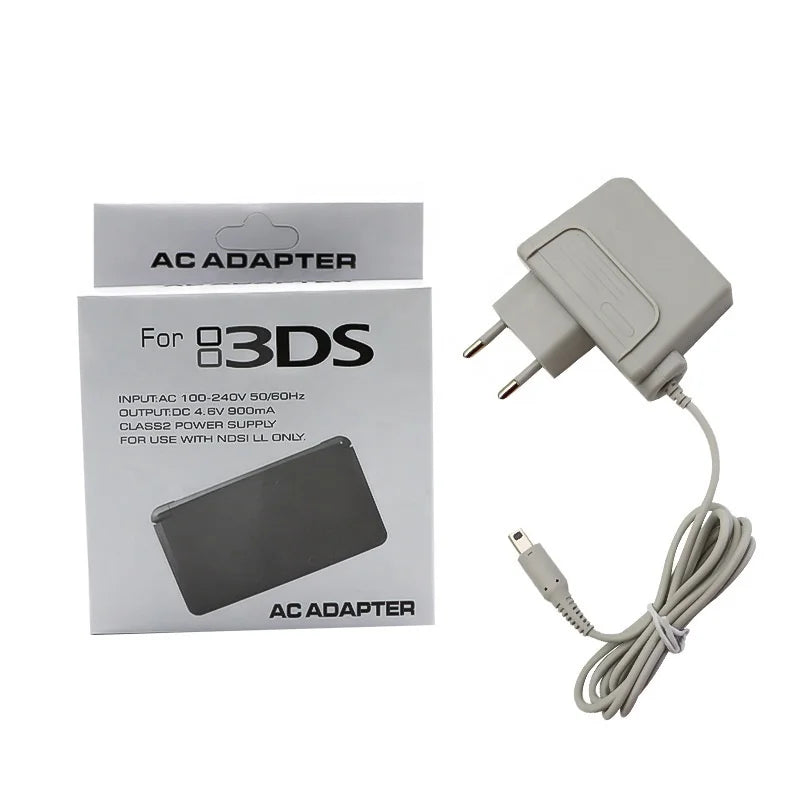 AC-Wandladegerät für Nintendo DSi / 2DS / 3DS / DSi XL – EU-Stecker-Netzadapterkabel
