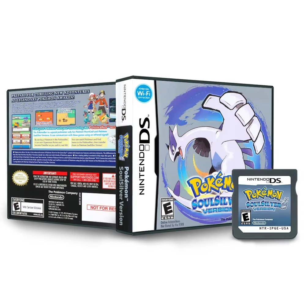 Pokemon SoulSilver – Nintendo DS Game with Box - Region Free