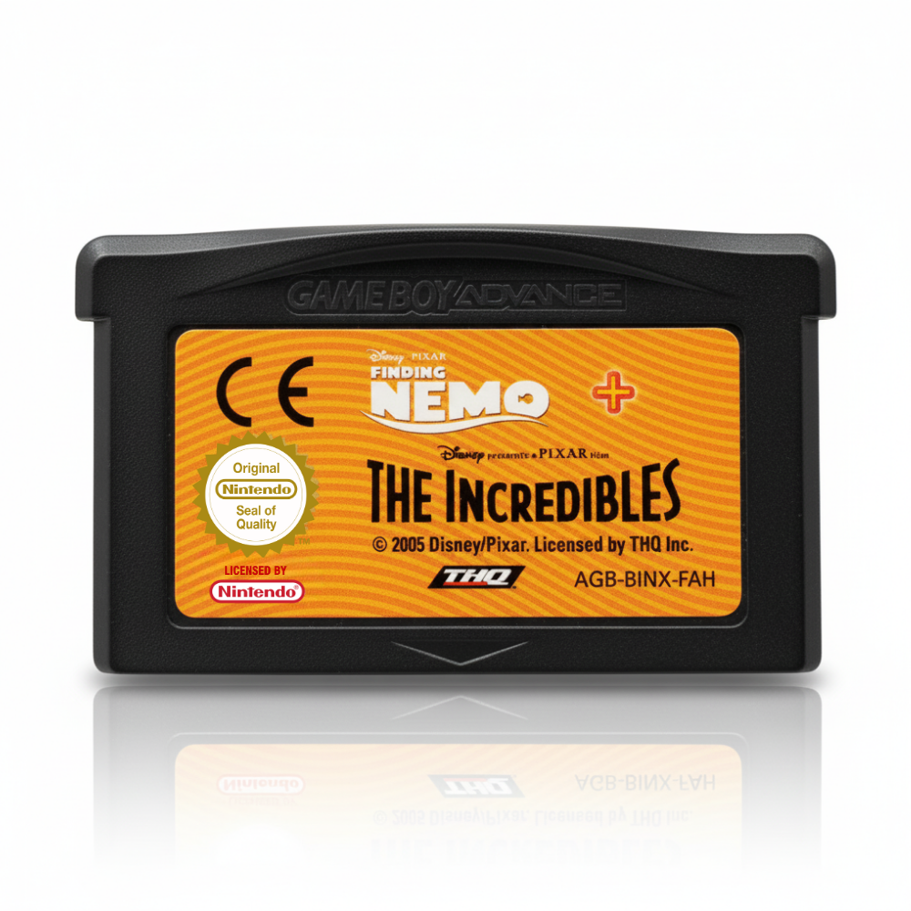 Finding Nemo + The Incredibles - Gameboy Advance GBA (EU Version)
