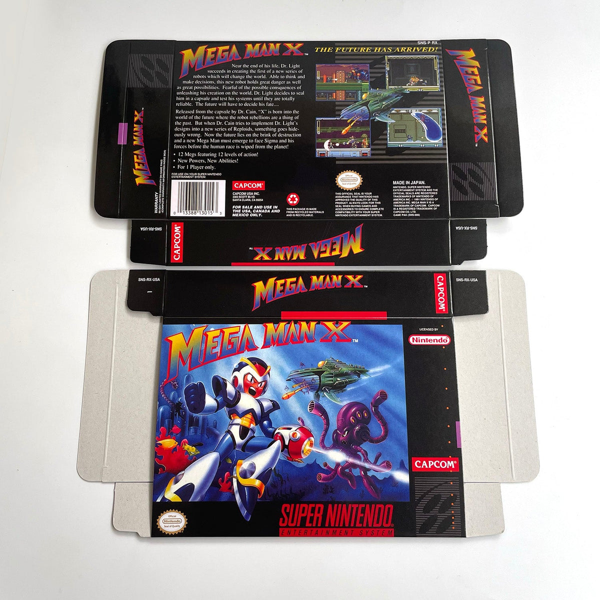 Mega Man X SNES Cartridge with Box | Super Nintendo