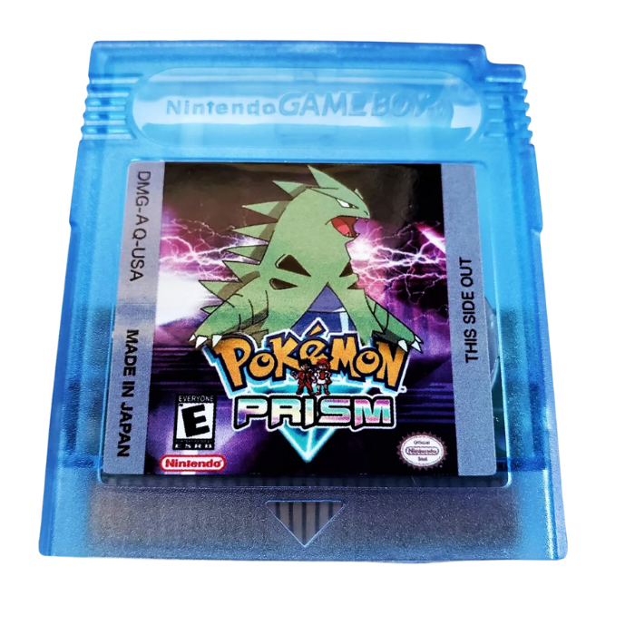 Nintendo Pokemon Prism GBC Cartridge High Quality Blue Shell
