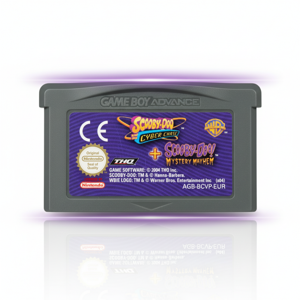 Scooby-Doo! Cyber Chase + Mystery Mayhem - Gameboy Advance GBA