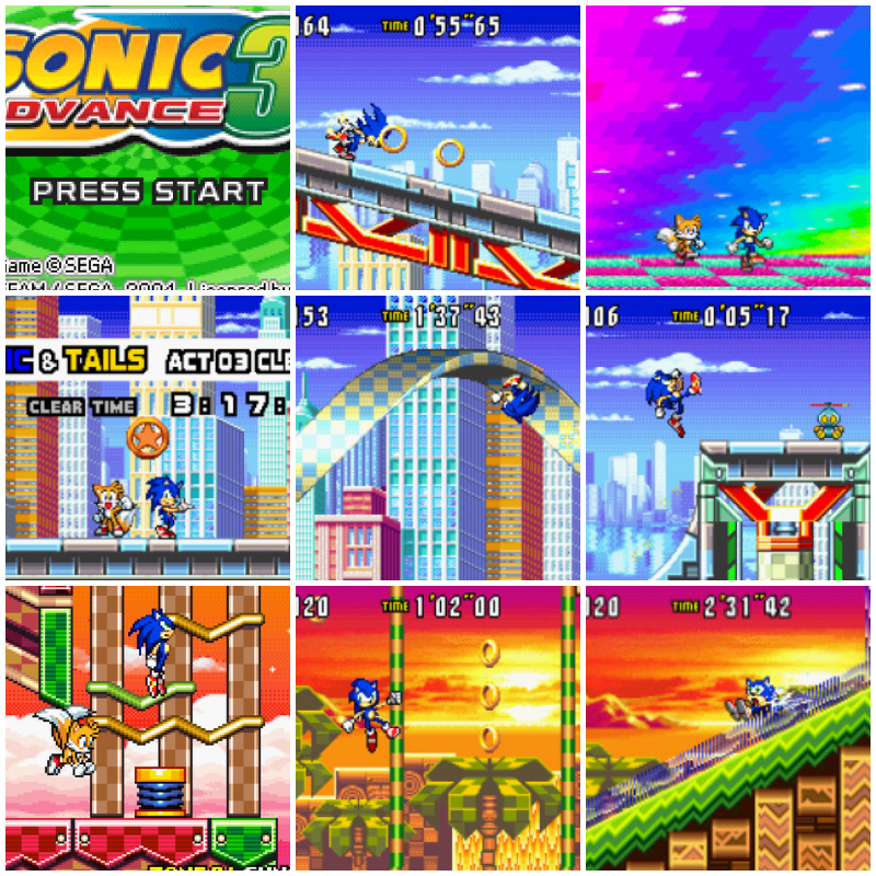 Sonic Advance 3 - Gameboy Advance GBA