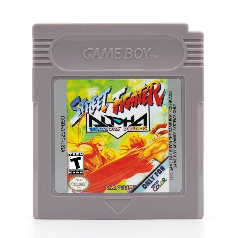 Street Fighter Alpha: Warriors' Dreams - Gameboy Color GBC