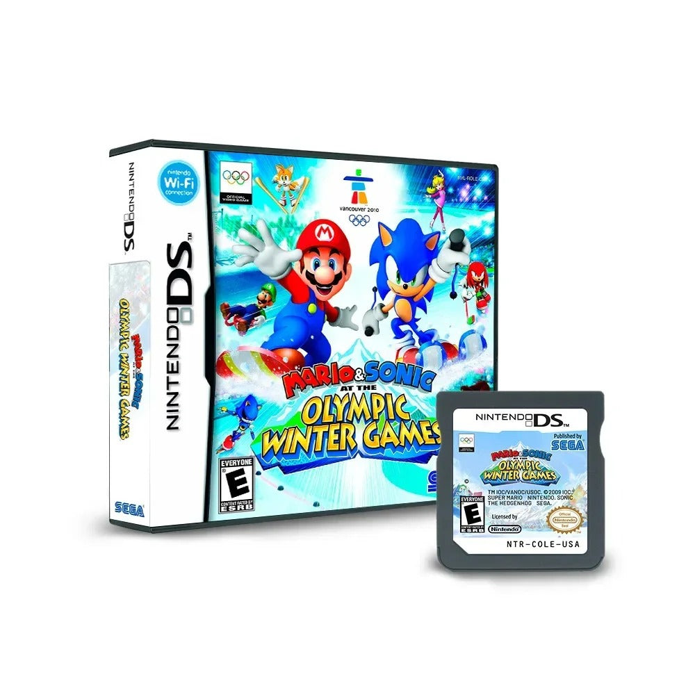 Mario &amp; Sonic en los Juegos Olímpicos de Invierno – Juego de Nintendo DS con caja - Sin región