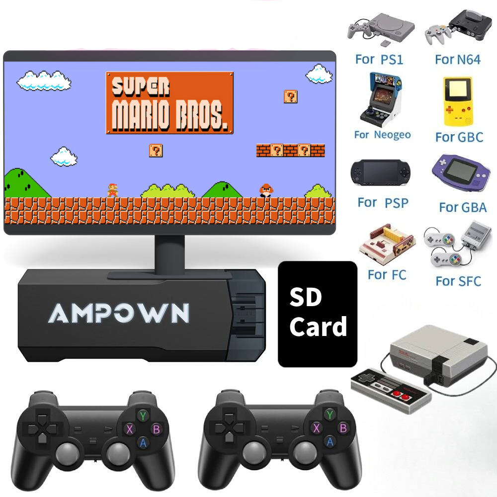 2024 Best Handheld Console All games in one portable HDMI Console - Built In 40000 Games NES SNES N64 PS1 PSP SFC