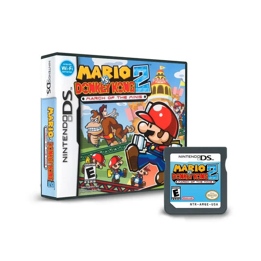 Mario vs. Donkey Kong 2: March of the Minis – Nintendo DS-Spiel mit Box – Region Free