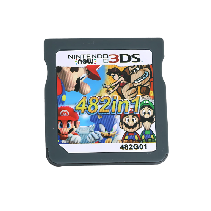 482-in-1 Mario Album DS-Spielemodul – Mega-Sammlung für Nintendo DS, DS Lite, DSi, 3DS