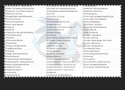 510-in-1 Super Combo DS-Spielemodul – Pokémon, Mario, Dragon Ball und mehr | für Nintendo DS/DSi/3DS/2DS