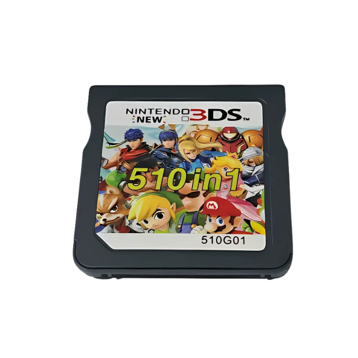 510-in-1 Super Combo DS-Spielemodul – Pokémon, Mario, Dragon Ball und mehr | für Nintendo DS/DSi/3DS/2DS