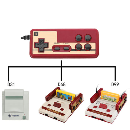 Mando con cable de 9 pines para NES, Coolbaby, Subor y consolas compatibles