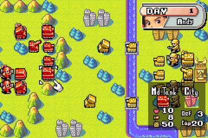 Advance Wars - Gameboy Advance GBA