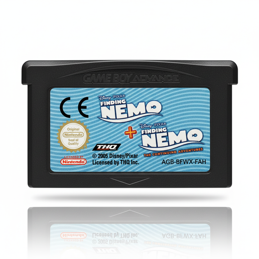 Finding Nemo + Finding Nemo The Continuing Adventures - Gameboy Advance GBA