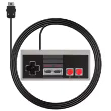 Mando Mini NES Clásico: Mando con cable para NES Classic Edition (Puente Mini NES)