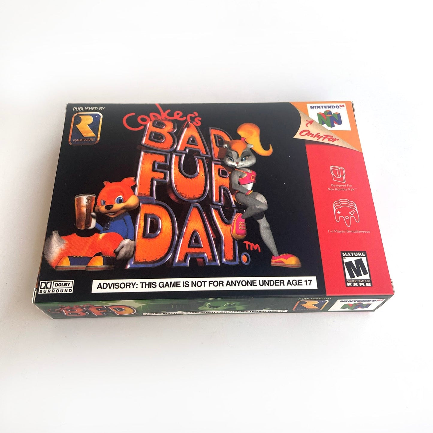 Conker’s Bad Fur Day N64 – Nintendo 64 Cartridge with Box