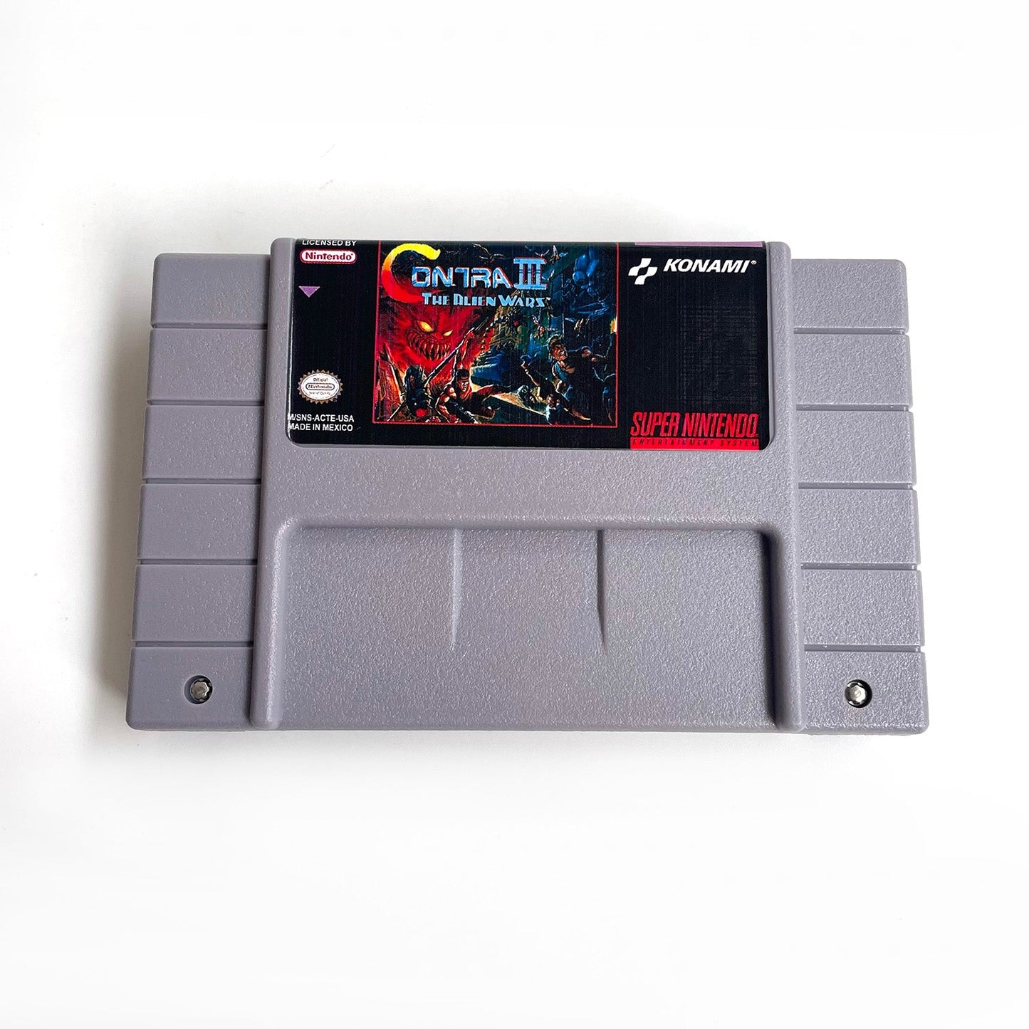 Contra III: The Alien Wars SNES Cartridge with Box