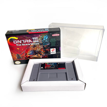Contra III: The Alien Wars SNES Cartridge with Box