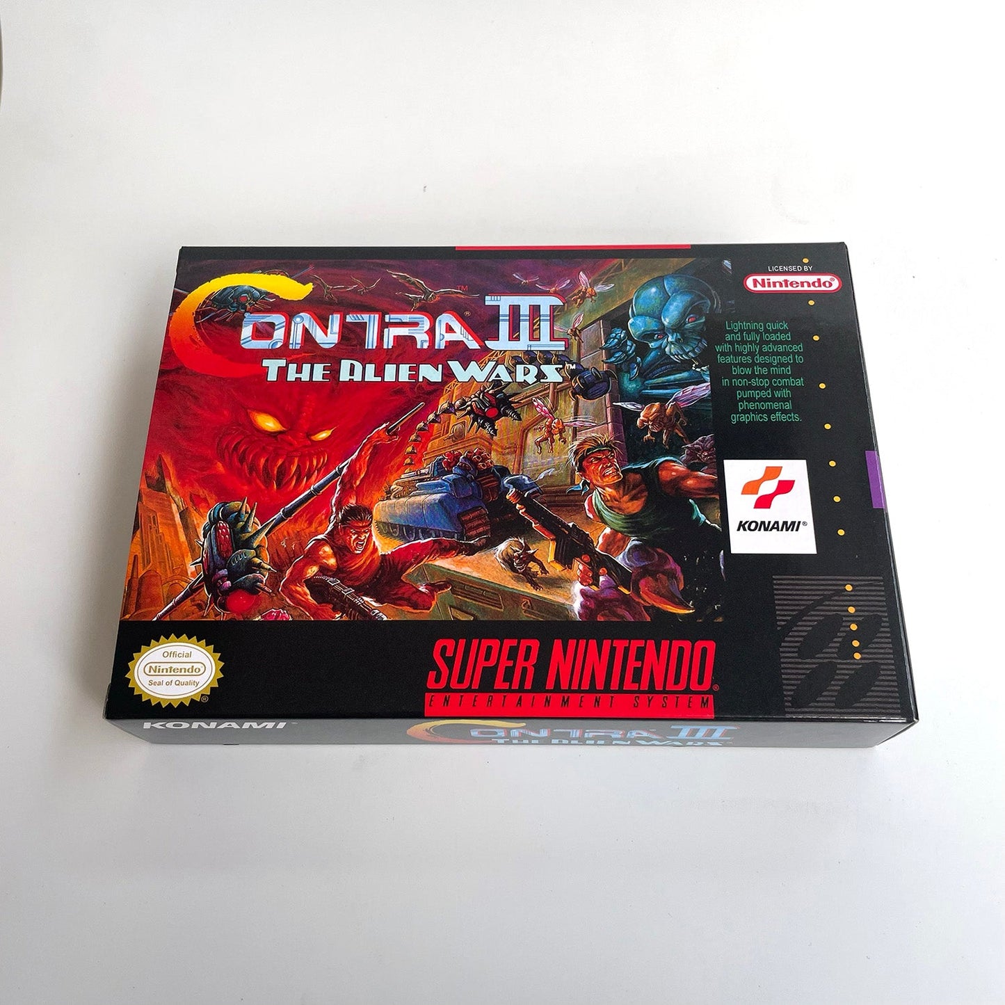 Contra III: The Alien Wars SNES Cartridge with Box