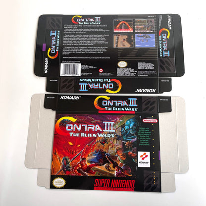 Contra III: The Alien Wars SNES Cartridge with Box