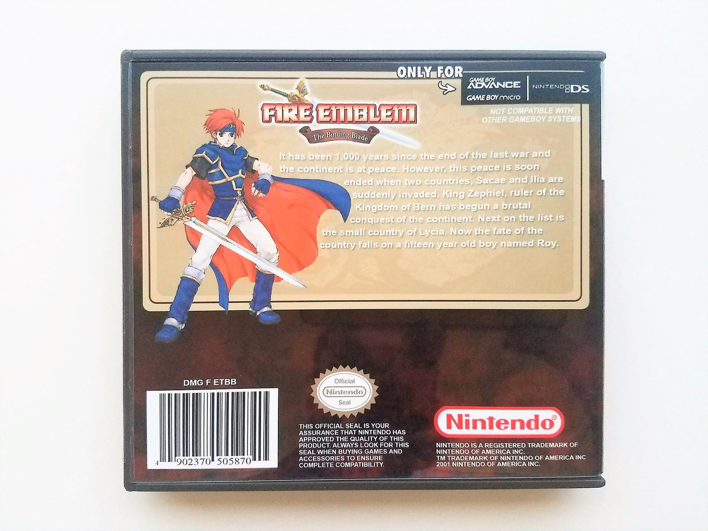 Fire Emblem: The Binding Blade – Gameboy Advance GBA