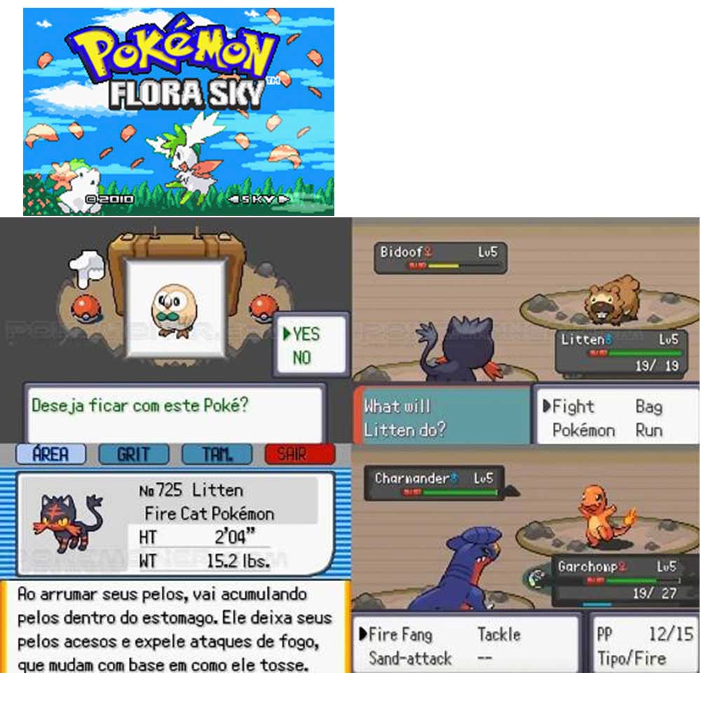 Pokemon flora sky RTC - Gameboy Advance GBA