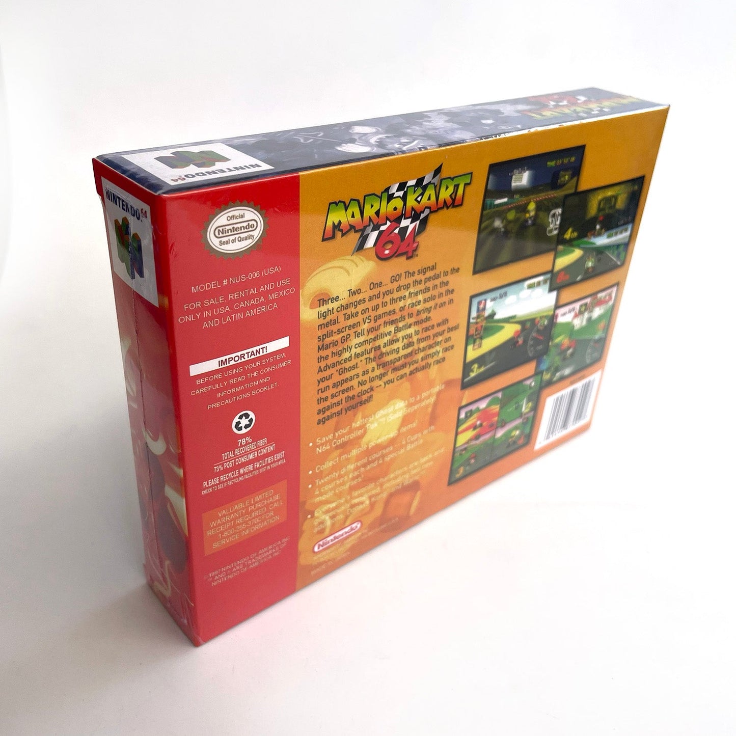 Mario Kart 64 – Nintendo 64 Cartridge with Box