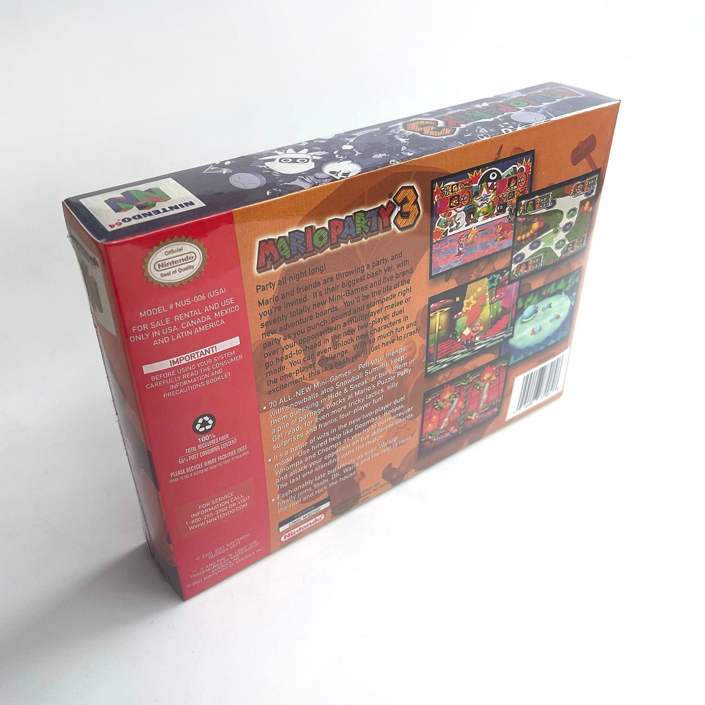 Mario Party 3 N64 – Nintendo 64 Cartridge with Box