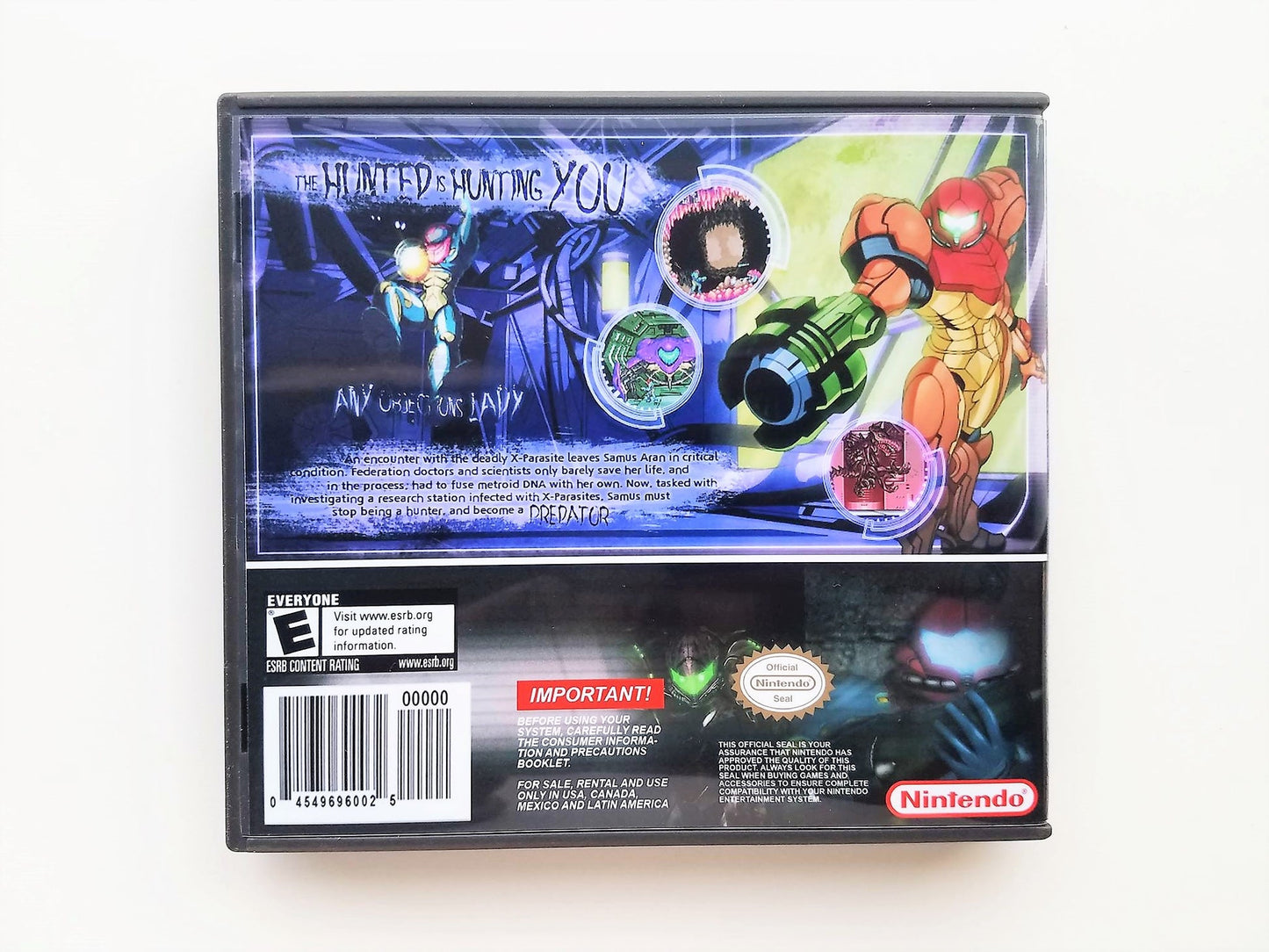 Metroid Fusion - Gameboy Advance GBA