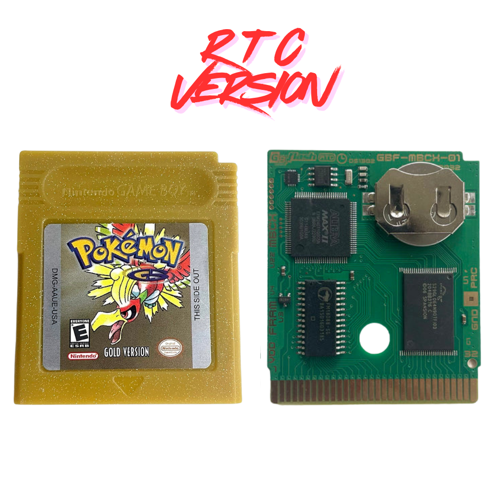 Pokémon Gold Version RTC  - Real Time Clock Gameboy Color GBC