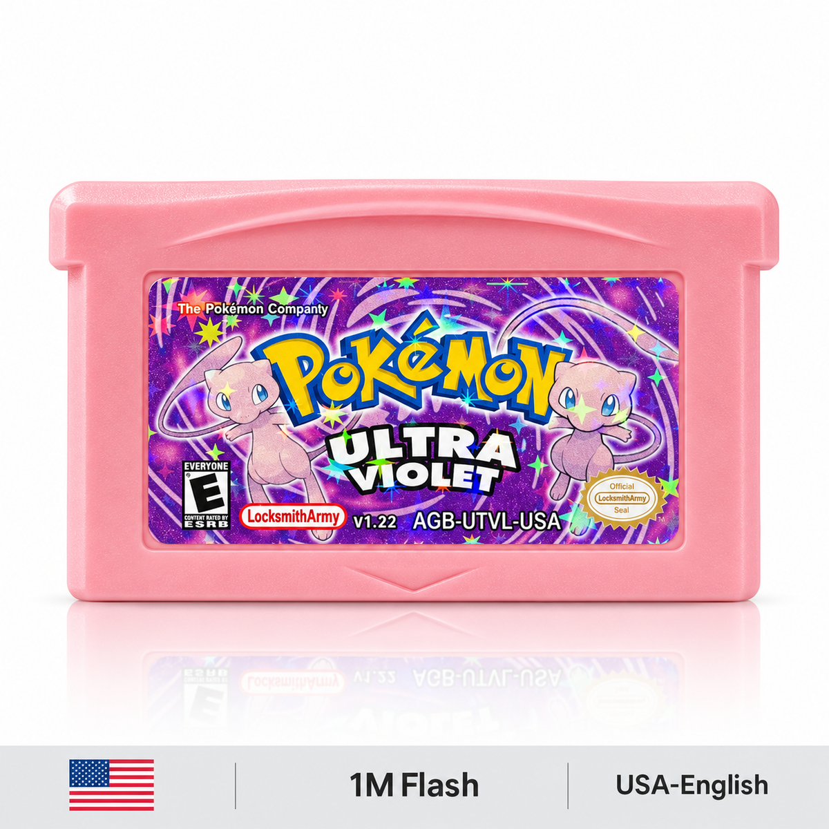 Pokémon Ultra Violet V1.22 1M Flash – GBA Cartridge